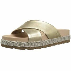 Sam‎ Edelman Sadia Metallic Gold Slide Sandals - Size 8